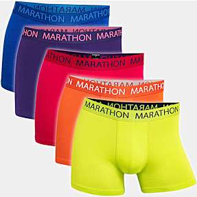 Marathon herre 5-pak tights str. M - multifarvet