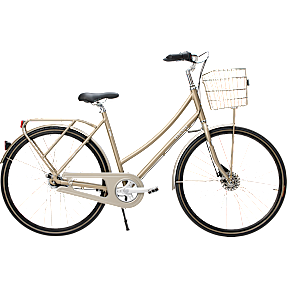 SCO Premium Dutch damecykel 28" - metal grå