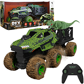Sharper Image T-Rex Recon fjernstyret bil med trailer