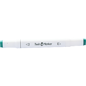 Danpen twinmarker tur grøn farve 53