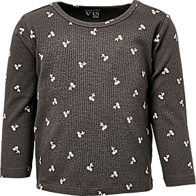 VRS baby bluse str. 80 - grå