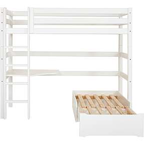 Hoppekids ECO Luxury MEGA-seng 90x200 cm - hvid