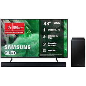 Samsung 43'' QLED TV TQ43Q7F2 + HW-B46CF Soundbar