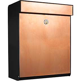 Allux postkasse model grundform - kobber