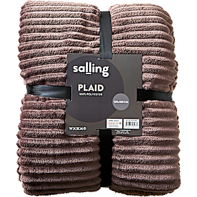 Salling plaid 130x180 cm - brun