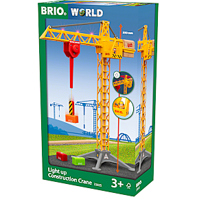 BRIO 33835 Byggekran med lys