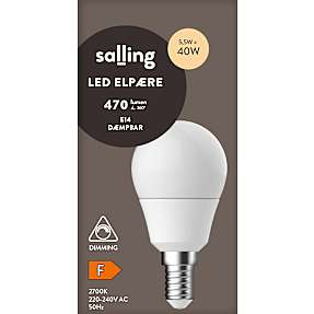 Salling LED kronepære 5,5W - dæmpbar