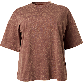 VRS dame oversize T-shirt str. 54 - brun