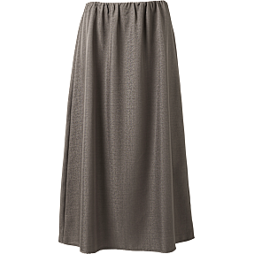 VRS dame lang nederdel str. 2XL - brun