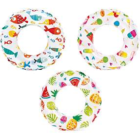 Intex lively svømmeringe - assorteret