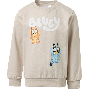Bluey sweatbluse str. 86/92 - beige