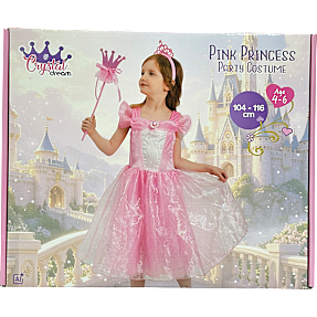 Crystal Dream deluxe prinsessekjole