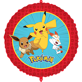 Folieballon Ø: 46 cm - Pokemon