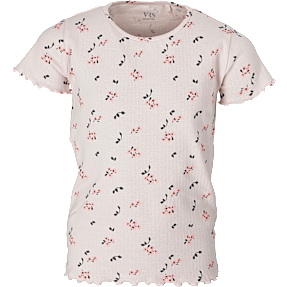 VRS børne T-shirt str. 122/128 - lyserød