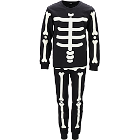 VRS børne pyjamas str. 98/104 - sort