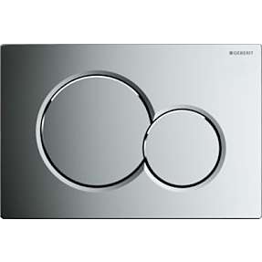 Geberit SIGMA01 betjeningsplade - krom