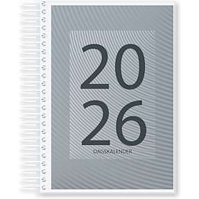 Spiralkalender 2026 - grå