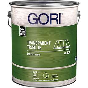 Gori 304 transparent træolie 5 liter - teak