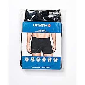 Olympia herre tights str. XL - sort