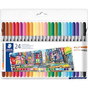 Staedtler duo tusser 24 stk - flere varianter - assorteret