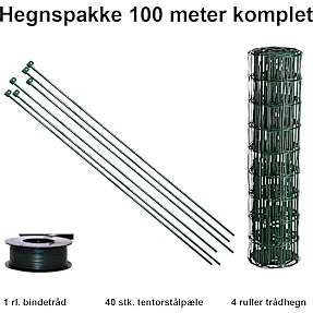 HORTUS havehegnspakke - 100 meter