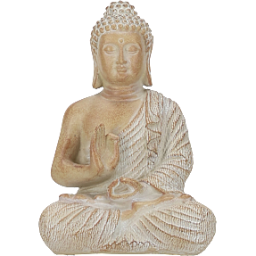 Salling mediterende havefigur