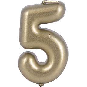 Salling kagelys "5" - Guld