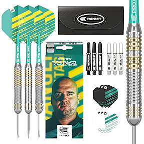 Rob Cross messing dartpile 22 gram