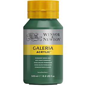 Galeria akrylmaling 500 ml - Permanent Green Deep