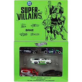 Hot Wheels Batman Silver Series biler 5-pak
