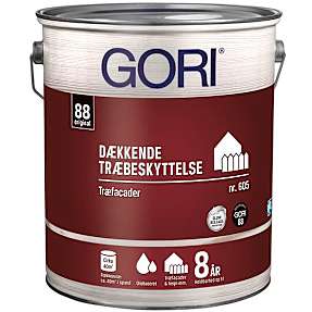 Gori 605 dækkende træbeskyttelse 5 liter - stengrå