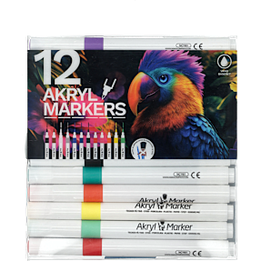 Danpen Akryl Markers 12-pak