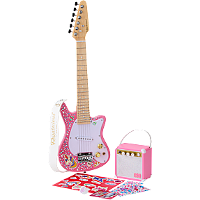 Fao Schwarz elektrisk legeguitar - lyserød