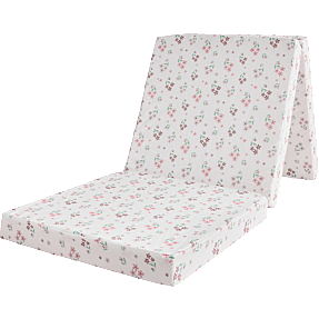 Salling foldemadras med blomstermotiver