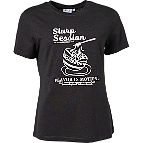 VRS dame T-shirt str. XL - sort