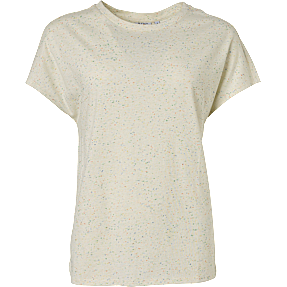 VRS dame oversize T-shirt str. XL - råhvid