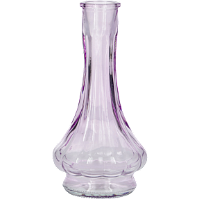 Rillet vase 14 cm - lilla