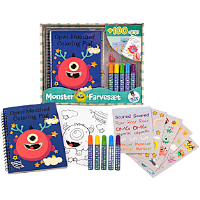 DanPen Junior play notebog farvesæt monster