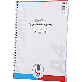 Danpen notesbog A4
