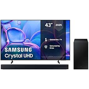 Samsung TV 43" TU43U7025F + HW-B46CF Soundbar