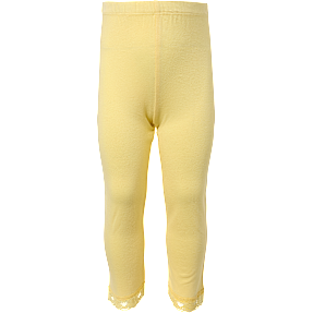 VRS børne capri leggings str. 110/116 - gul