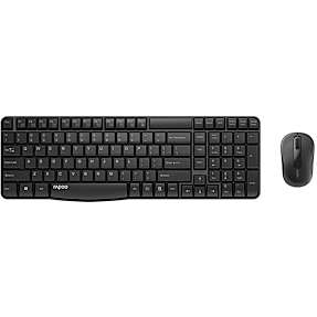 Rapoo X1800S trådløst tastatur/mus sæt - sort