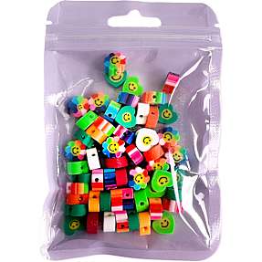 Clay perler - smiley mix