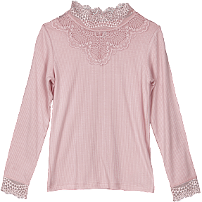 VRS børne bluse str. 122/128 - rosa