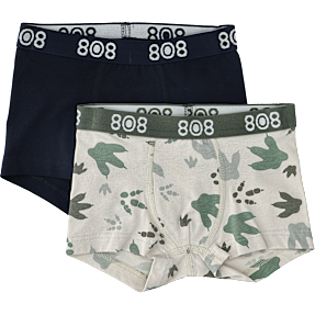 808 2-pak boxershorts str. 2 - grøn