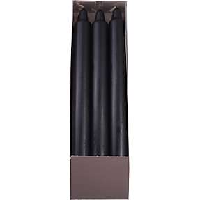 Salling stagelys 24x2,2 cm 6-pak - sort