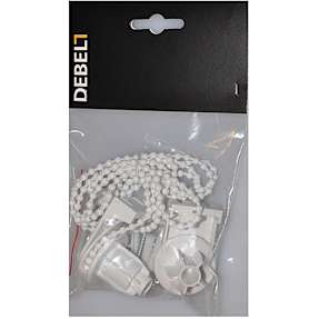 DEBEL rullegardin Kit Set - varm hvid