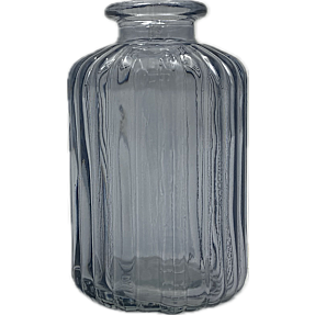 Glasvase 10 cm - blå