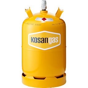 Kosan Gas 11 kg gul stålflaske