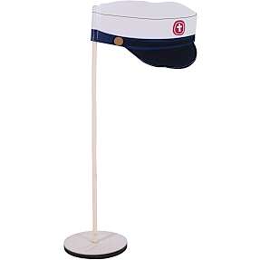 Studenter bordflag H: 14 cm 6-pak - blå